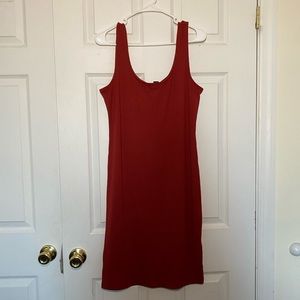 Plus Size Ribbed Knit Bodycon Dress